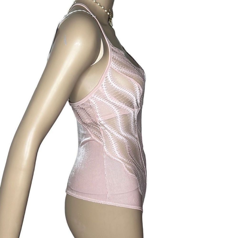 NWT Wolford Esmeralda String Body Rose Powder Pink 10 D-cup M - Picture 6 of 15